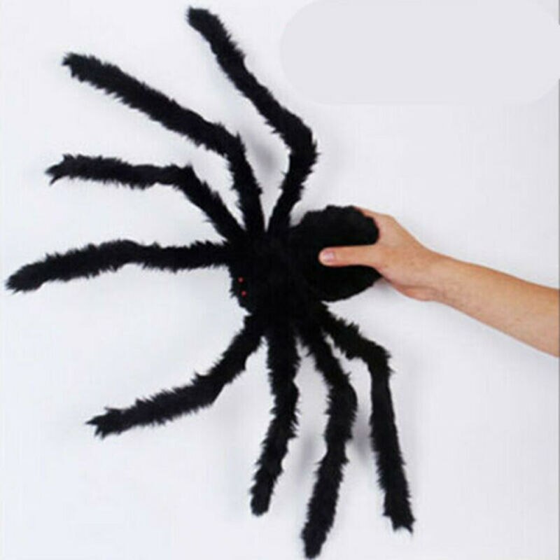 Araña, decoración de Halloween, Casa Encantada, accesorio de interior, exterior, negro, gigante, EE. UU.