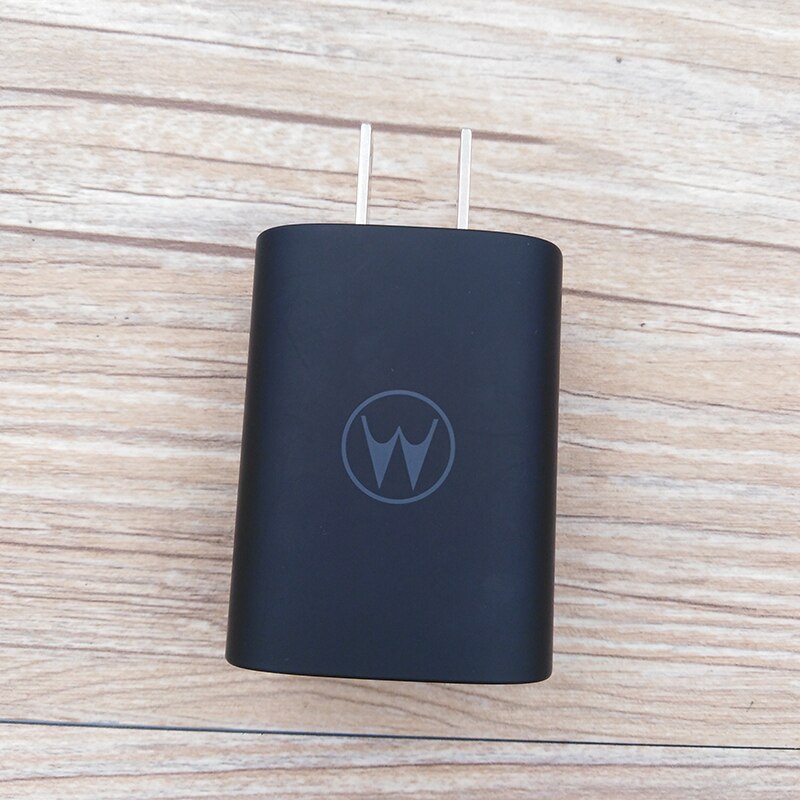 Motorola 18w turbopower ladegerät mit uns-stecker, schnellladeadapter, Mikro-usb-/typ-c-kabel für moto  g30 g4 g6 g8 Plus und  e5 abspielen: Nur uns-ladegerät