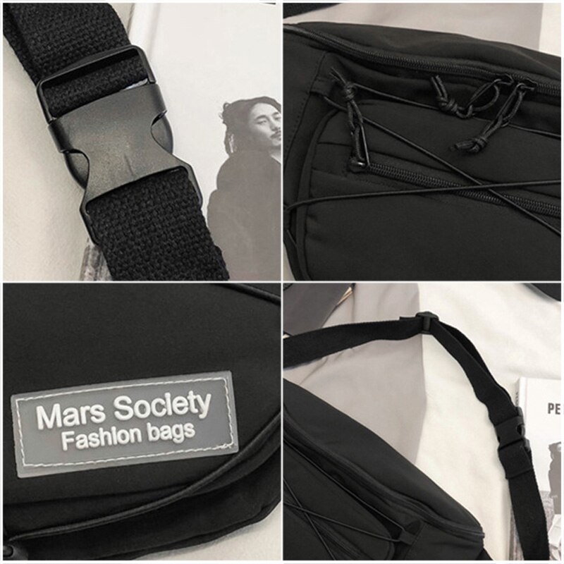 Grote Capaciteit Heuptas Unisex Fanny Pack Streetwear Borst Zak Hip Hop Banaan Tassen Outdoor Grote Riem Taille packs