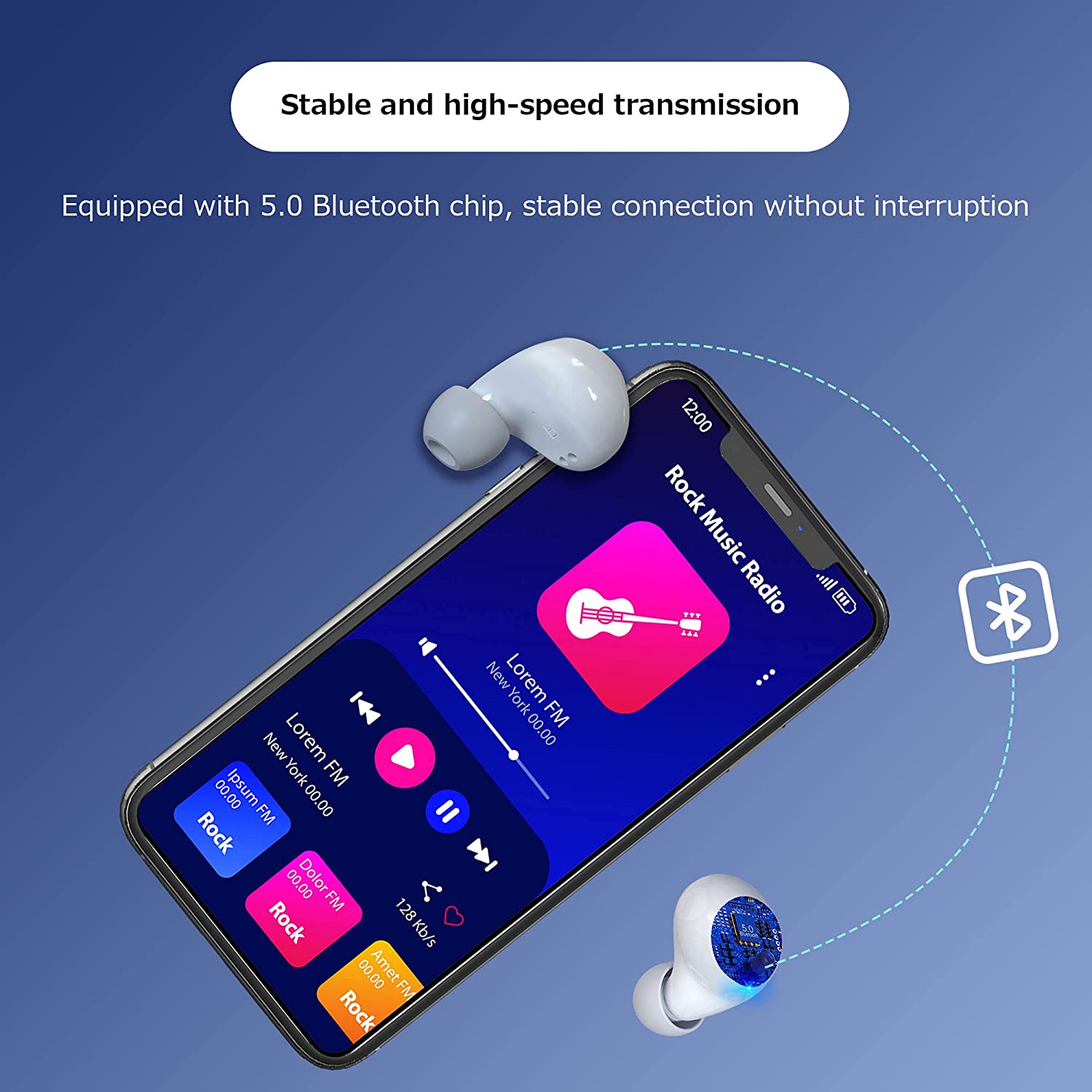 Lymoc Bluetooth Oortelefoon Met Husky Hond Draadloos Opladen Case Touch Control Ruisonderdrukking Sport Oordopjes IPX5 Ingebouwde Microfoon