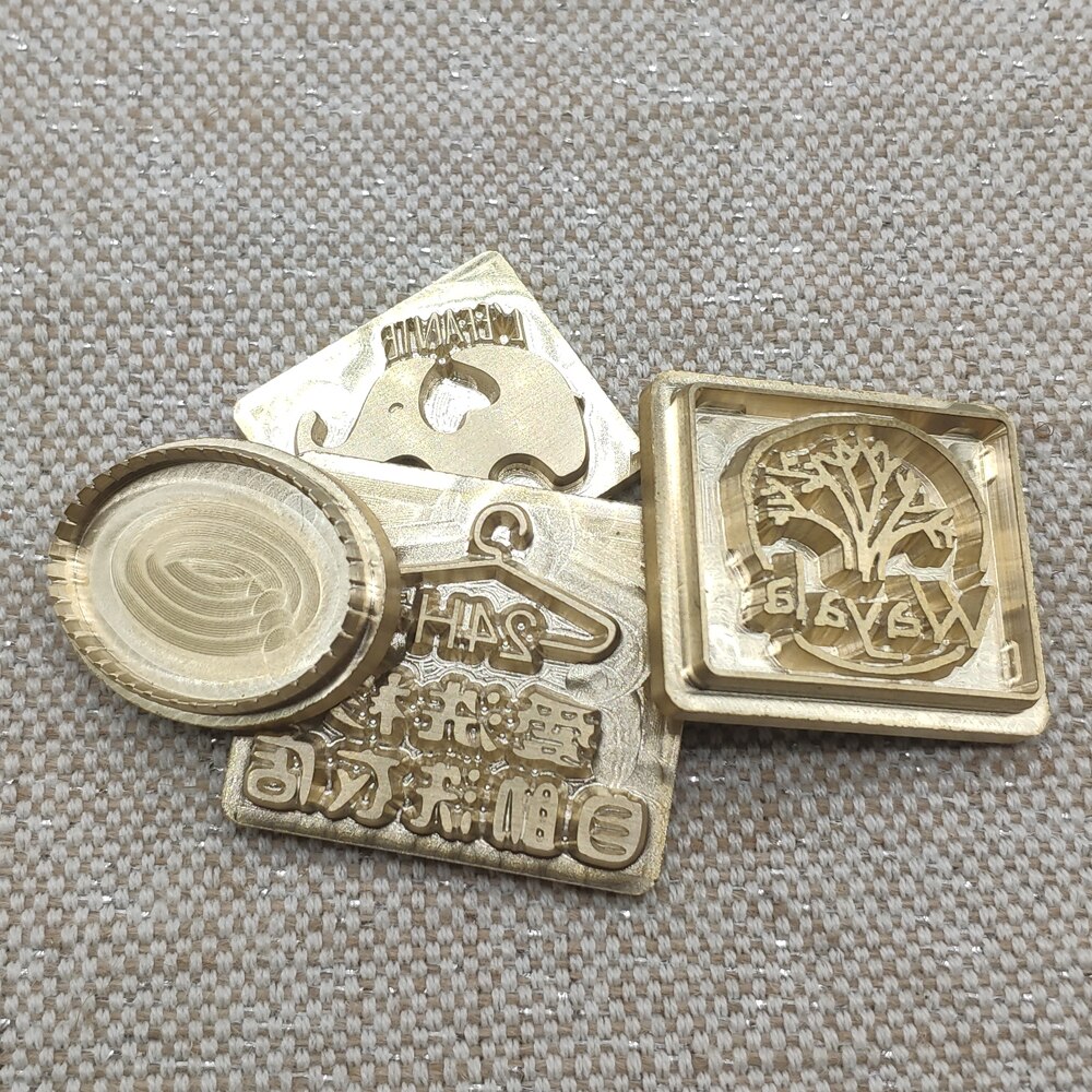 Custom Embossing Leather stamping foil Copper Mold for leather stamps letters Set of Steel Impact Stamps