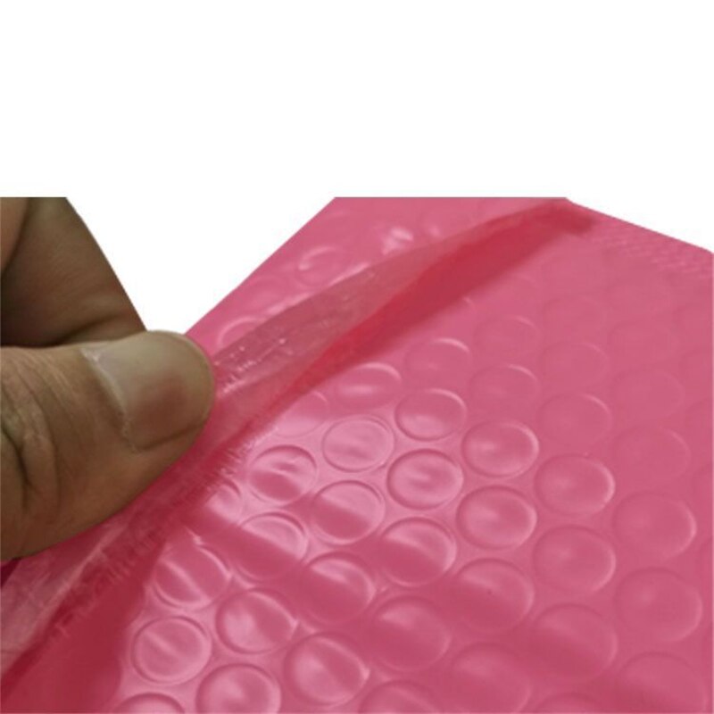 50 Pcs Poly Bubble Mailers Self Seal Padded Envelopes Bulk Bubble Lined Wrap Packaging Bags 15*20CM X2