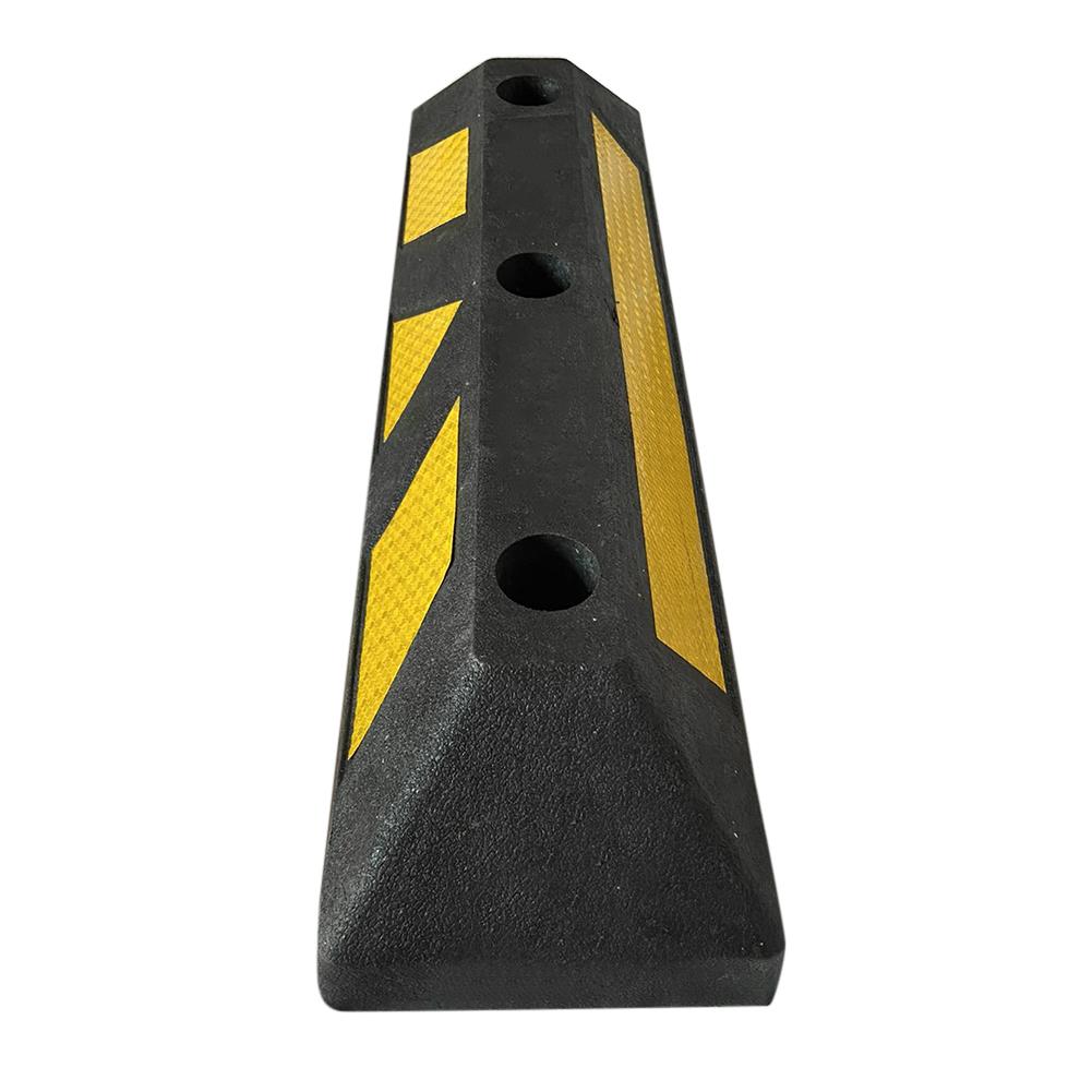 Curb Garage Voertuig Floor Stopper Voor Parking Veiligheid 1Pc Zware Rubber Parkeerplaats Oprit Stopper Voor Auto Vrachtwagens: Default Title