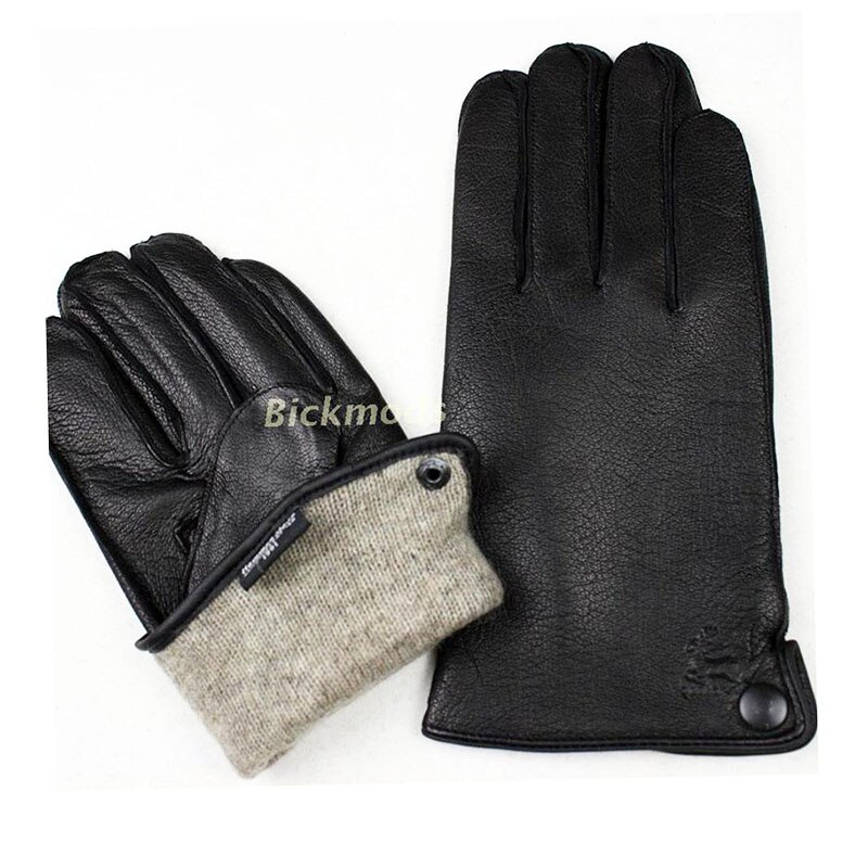 Winter Dicke Warme Hirschleder Handschuhe mnner L...  Grandado
