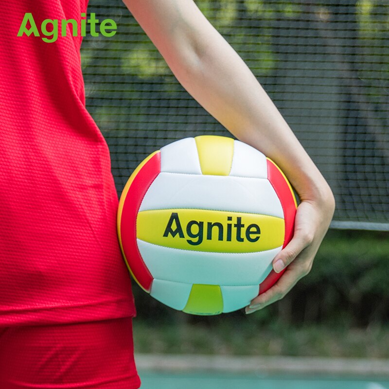 Agnite Volleyball - Professional No.1 Soft PVC - 21.5cm - Indoor/Outdoor Training & Competition