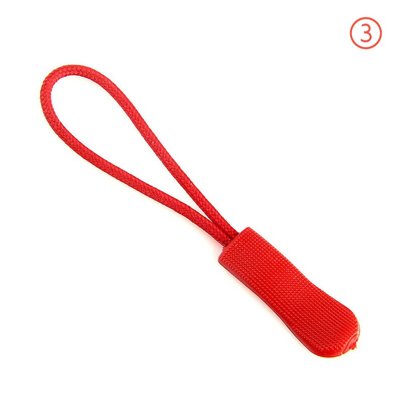 10 stk farve ledning ende pasform reb tag fixer lynlås hoved ledning reb træk strop til rygsæk beklædnings tilbehør: 3