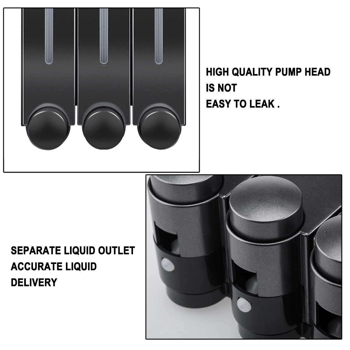 Single/Double 350ml Liquid Soap Dispenser Hand Touch Wall Mounted Liquid Soap Container Shower Bottle For Kitchen Bathroom Hotel