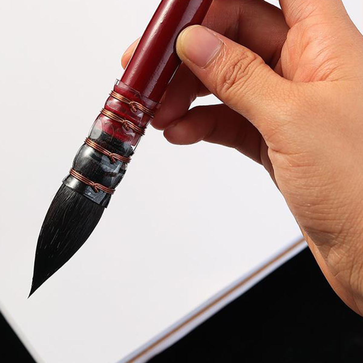 1 stk kunstner håndmaling tegnepensler akvarel pensel pen til vandfarve maleri tegne skole kunst forsyninger