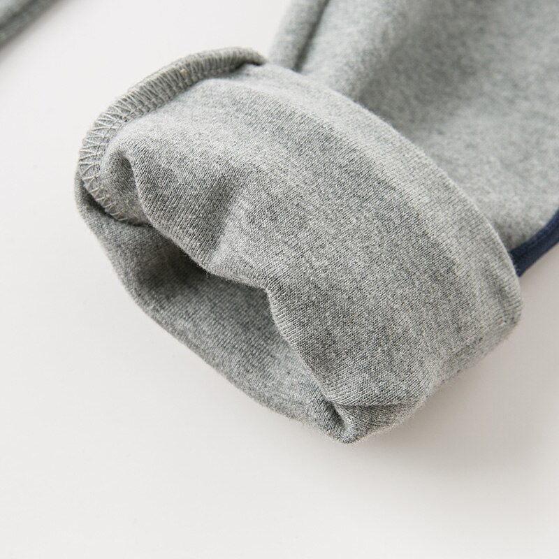 DBK10711 dave bella autunno ragazza dei capretti grigio pantaloni di lunghezza completa pantaloni infantili del bambino pantaloni