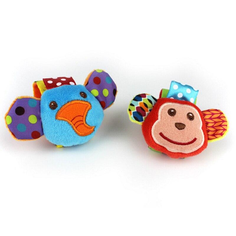 2 Teile/satz Kleinkind Baby Spielzeug Bebe Ebene Rasseln/Socken Machen Kann Tonne Nettes Spielzeug für Baby Junge freundlicher Spielzeug hängen FrüHenne Lernen Erziehen: 2Stck Handgelenke