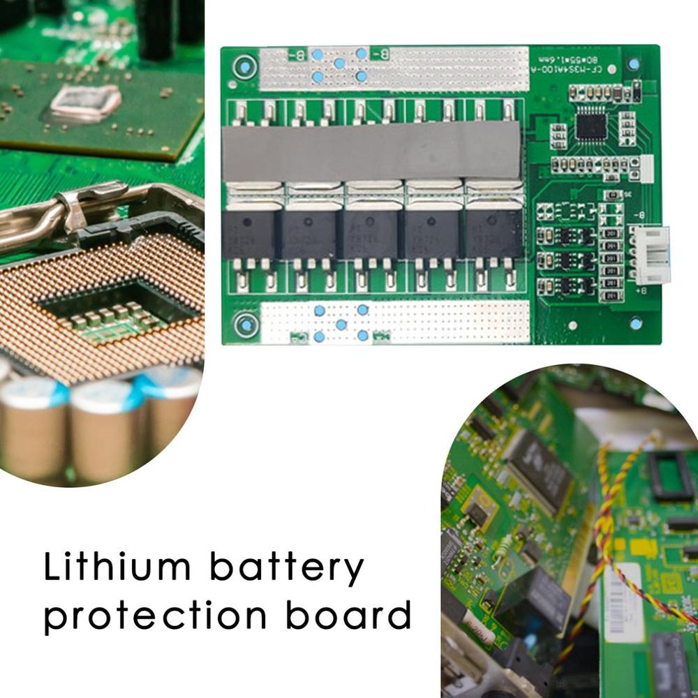Lzsy 003 3 serie 12v samme mund 100a lithium batteri beskyttelseskort ups energilagring med 300mm afbalanceret kabel