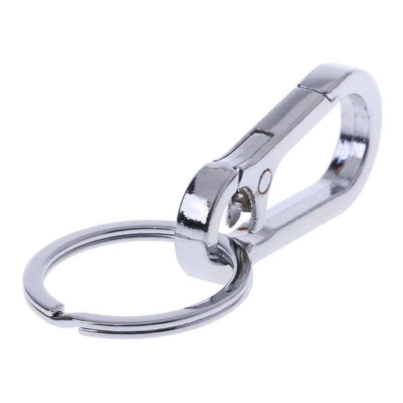 Carabiner Stainless Steel Gourd Buckle Carabiner Keychain Waist Belt Clip Anti-lost Buckle Hanging Keyriing Key Rings