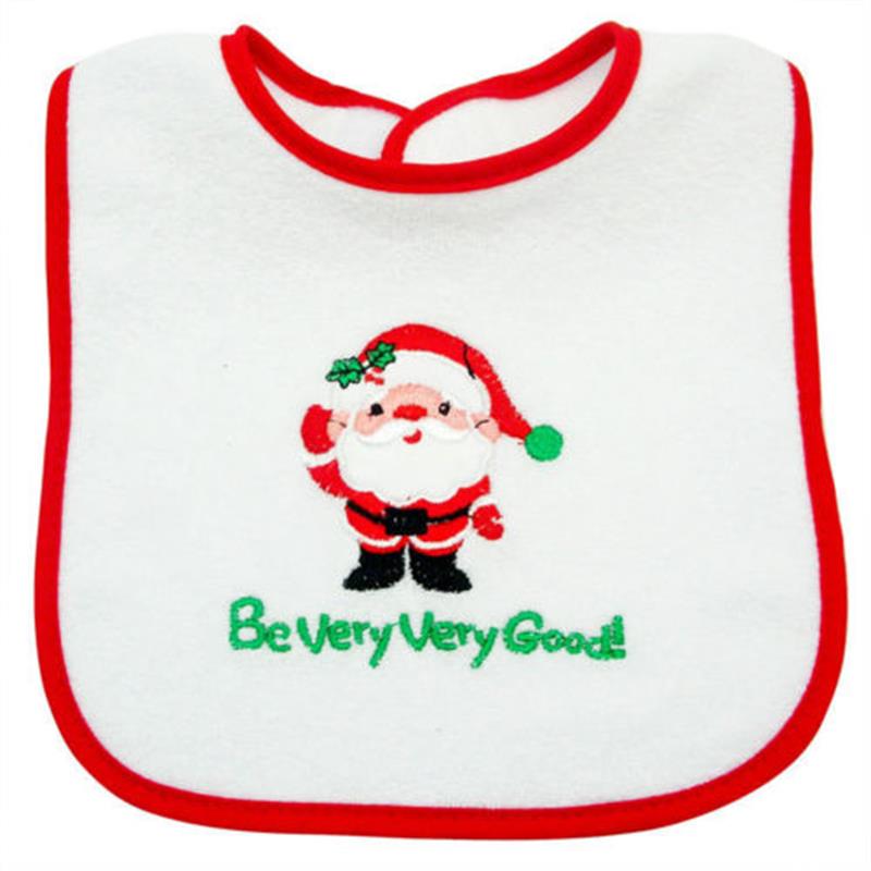 Eerste Kerst Slabbetje Speeksel handdoek Geborduurd Aandenken Kerstcadeau: 3