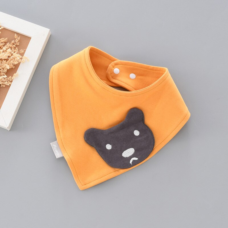 Baby speeksel handdoek baby driehoek slabbetjes eten voor meisjes jongens zachte katoenen stof cartoon: Wat 082a