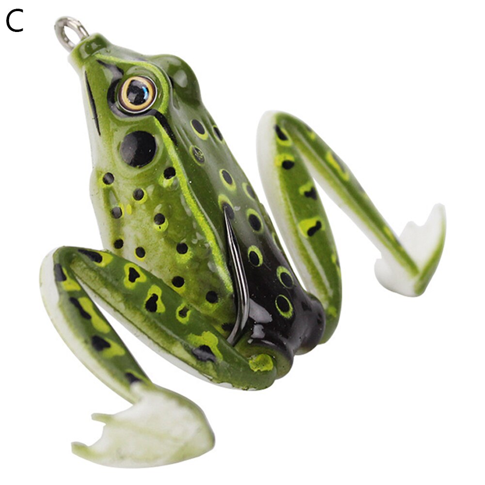 5cm Artificial Frog Shape Fish Lure Bait Outdoor Fishing Tackle Tools Accessory: C