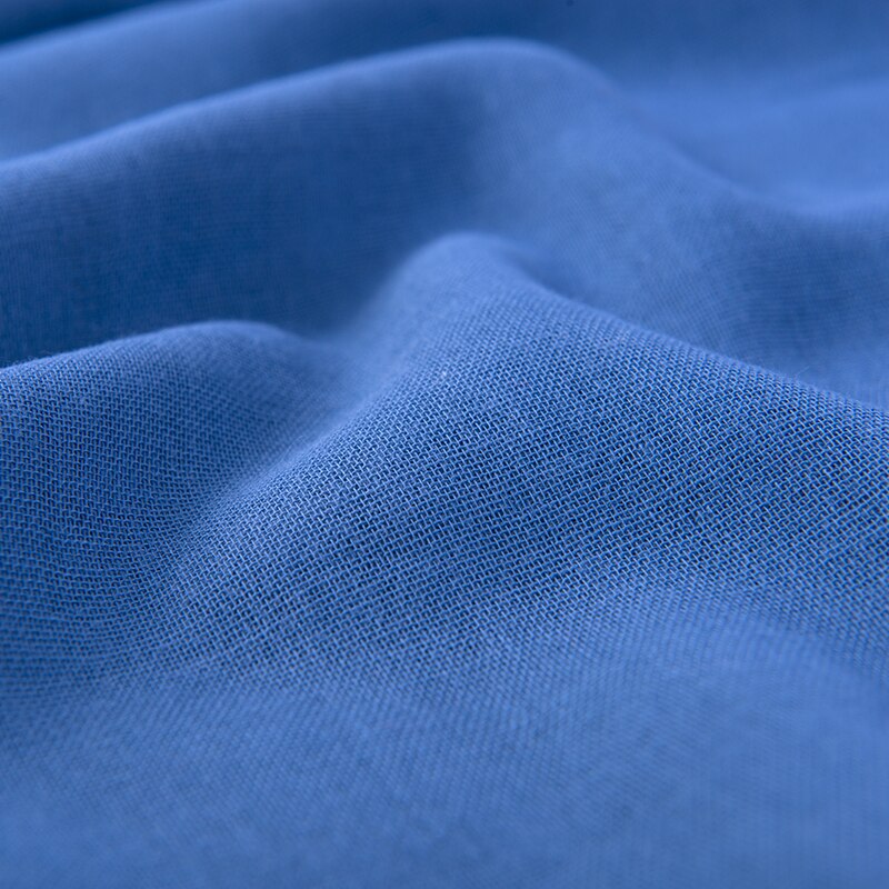 Barwiona dwuwarstwowa gaza tkanina miękka tkana bawełniana tkanina niemowlęca cywilny ochronny materiał robić szycia W300017