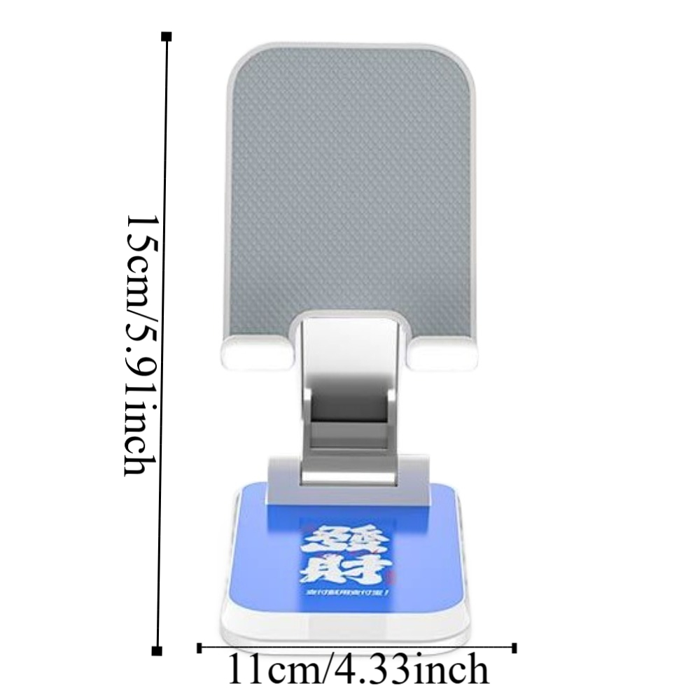 Skrivebordsstøtte mobiltelefonholder udtrækkelig justerbar mobiltelefonbeslag foldbar bærbar mobiltelefonholder hjem/kontor