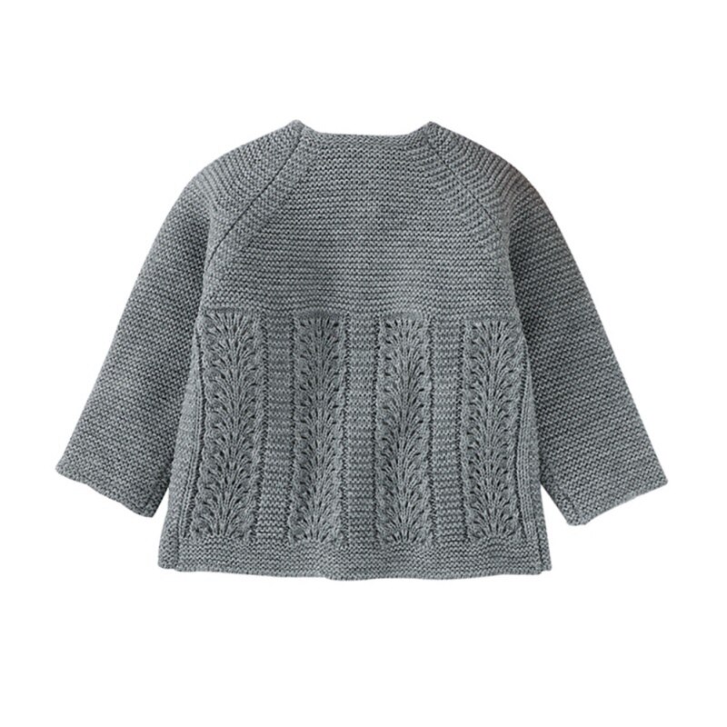 Children Kids Sweater Autumn Baby Girl Flowers Hollow Cardigan Casual Outerwear Coat Clothes#2