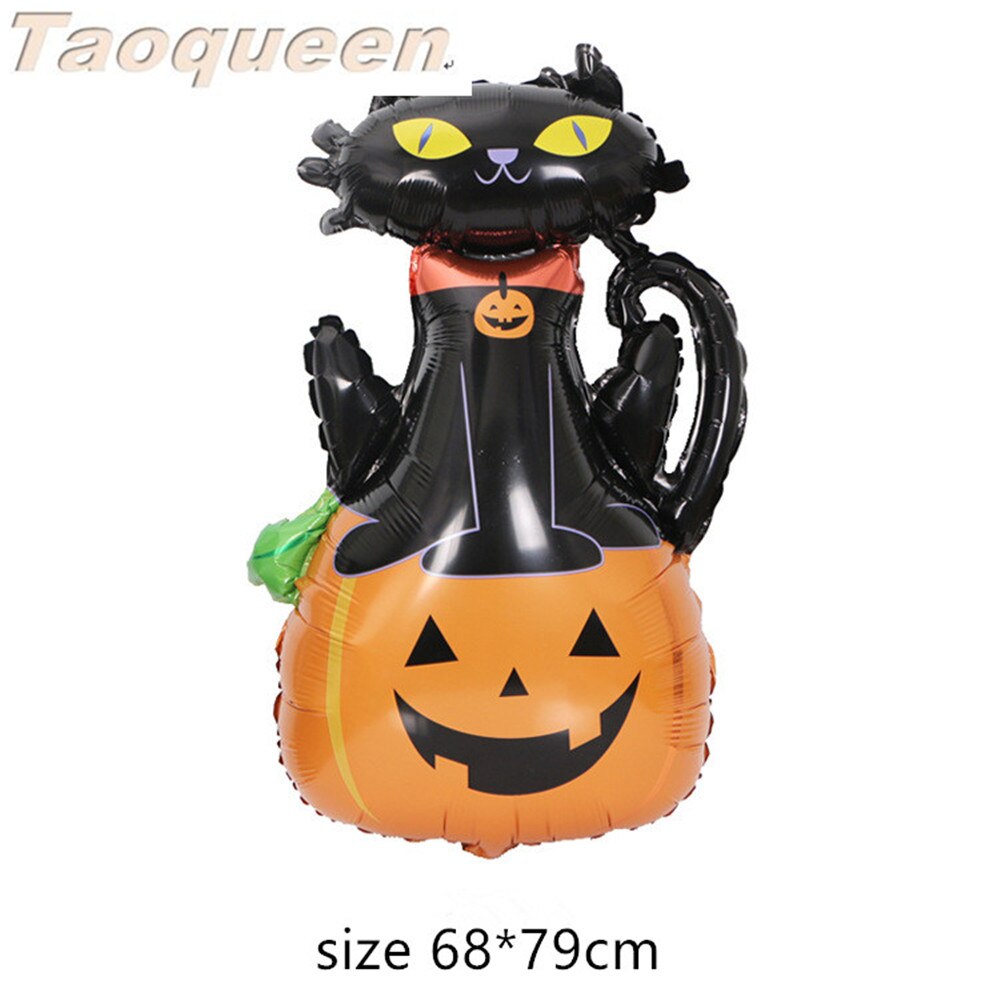 Halloween kurpitsa haamu ilmapallot halloween koristeet folio ilmapallot puhallettavat lelut lepakko halloween juhlatarvikkeet sarjakuva hattu: 5