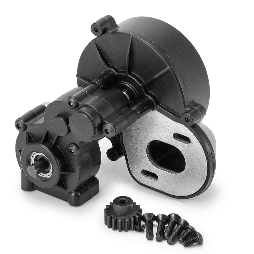 YEAHRUN Plastic Transmission Center Gearbox & gear for 1/10 RC Axial SCX10 SCX10 II 90027 90028 90047