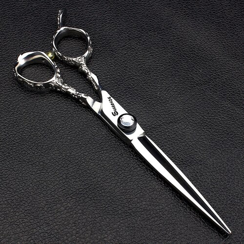 6 Inch Left-handed Barber Scissors Hairdressing Thinning Scissprs Cutting Shears Left Handed Hairdresser Makas: 6inch A1