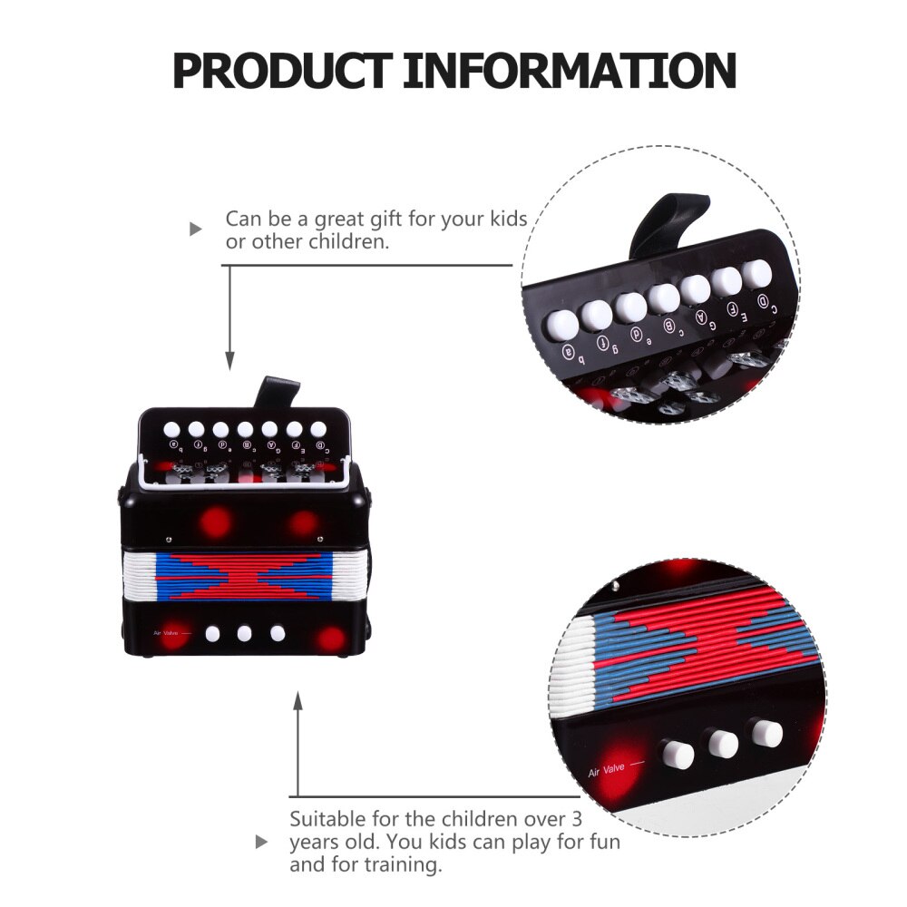 Mini Accordion Educational Children Musical Instrument