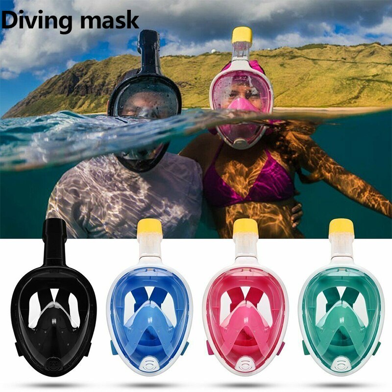 Duikbril Scuba Masker Onderwater Anti Fog Volledige Gezicht Snorkelen Masker Vrouwen Mannen Kids Zwemmen Snorkel Duikuitrusting