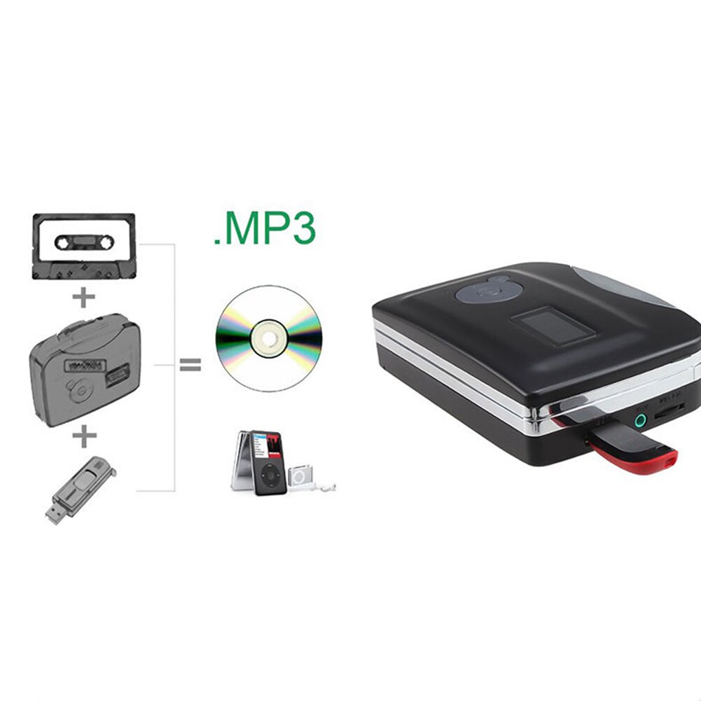 Brand High Fidelity USB Cassette Signal Converter Cassette To Stero MP3 Walkman Converter Player Practical durable