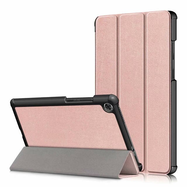 iBuyiWin Megnetic Case For Lenovo Tab M8 TB-8505F TB-8505X 8.0 inch Tablet Funda Capa Cover for M8 FHD TB-8705F/8705N Stand Case: Rose Gold