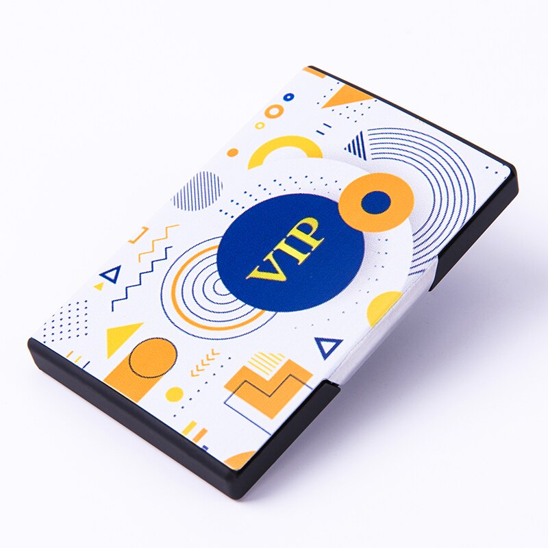 ZOVYVOL Metall Visitenkarte Kasten Name Karte fallen RFID Sperrung Clever Brieftasche Verschiedene aufbringen Kreditkarte Halfter: 213 VIP