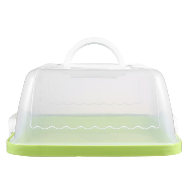 Draagbare taartdoos, handzame cupcake-drager, verzegelde verpakking, dessertcontainer, verjaardagsvoedselbewaardoos: Groente