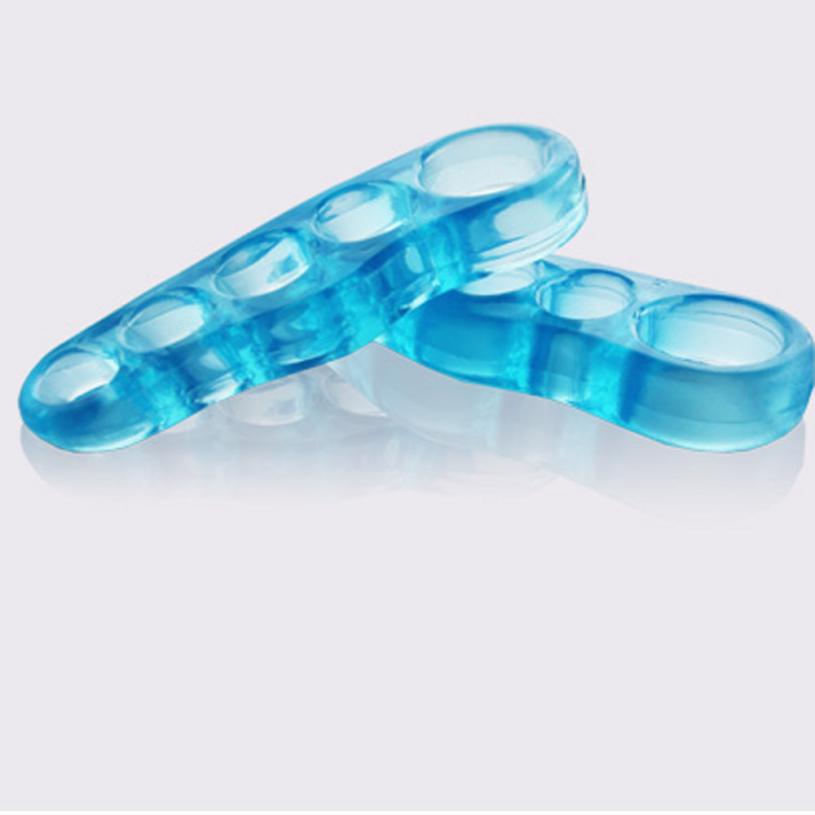 1 Pair orthopedic toe separators Silicone Yoga Holes Toe Stretchers Pain Relief for Bunion Gel Toe Separator 5 sizes 2U1218