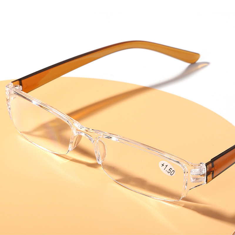 Transparante Leesbril Voor Vrouwen Mannen Rechthoek Kleine Frame Verziend Brillen Business Recept Bril + 1.0 Tot + 4.0