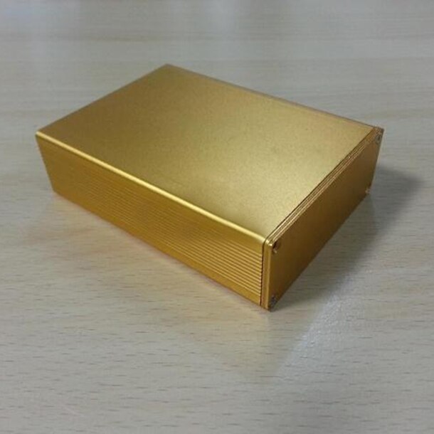 Caixa de invólucro elétrico para instrumentos em liga de alumínio, diy, novo compartimento interno