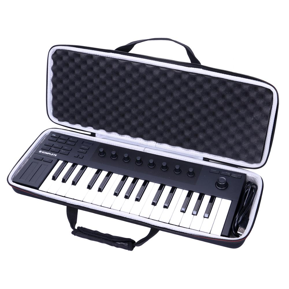 Ltgem eva svart bæreveske til innfødt instrument komplete kontroll  m32 kontrollertastatur