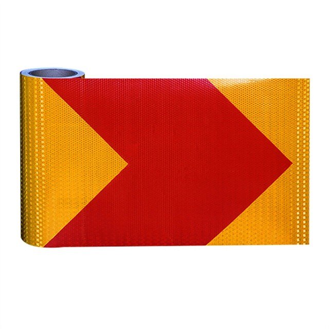 Parts Car Sticker Reflective Replacement Warning 5CM*300CM Adhesive Tape: Orange Red