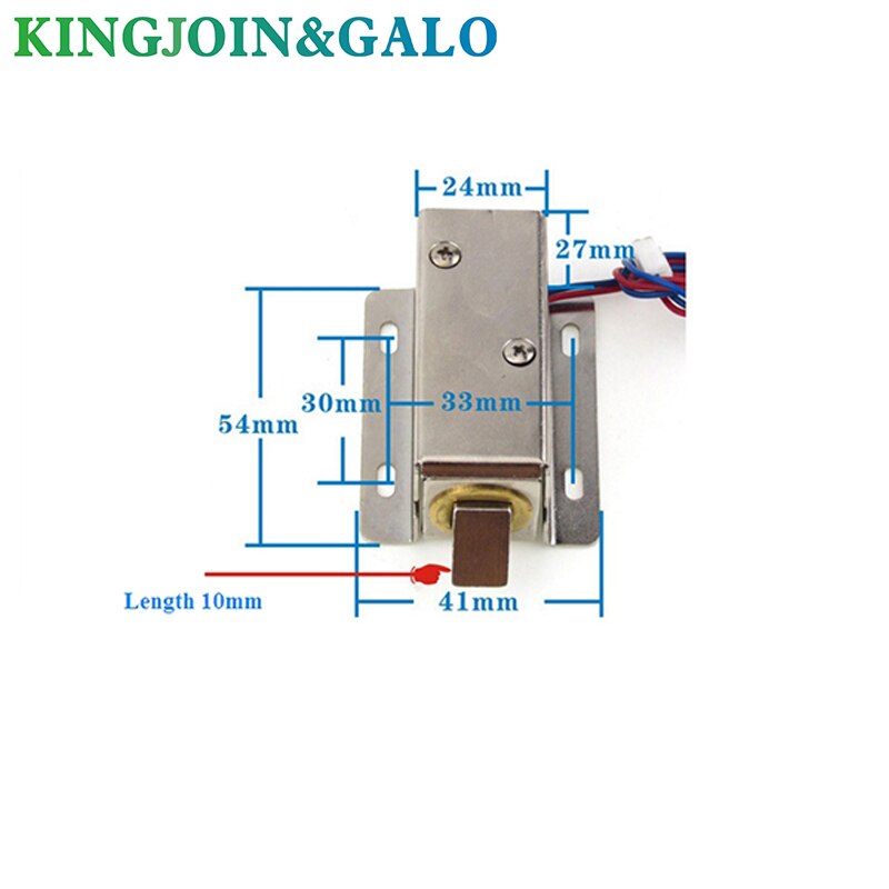 Electronic door lock 12V small electric locks cabinet locks drawer small electric lock access control system