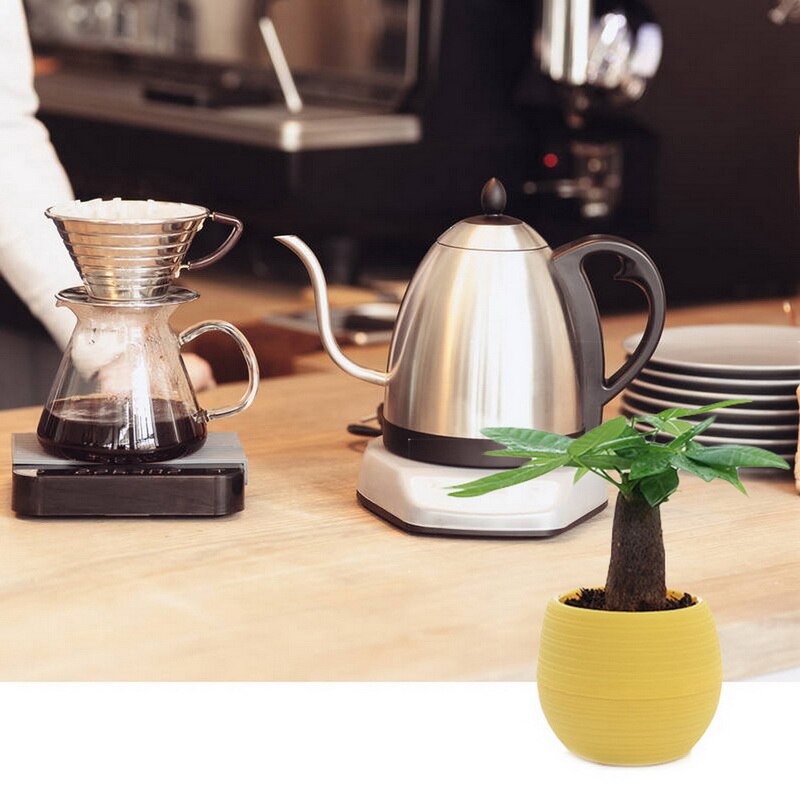 Colourful Round Plant Pot PP Mini Container For Cactus Flower Planters For Succulents Decor Plants Desktop Flower Pots