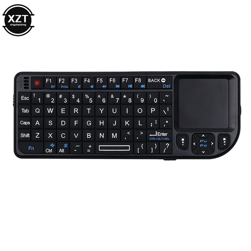 English Version 2.4GHz Wireless Keyboard Air Mouse With Touchpad Handheld Work for HTPC Smart Android TV BOX Mini PC