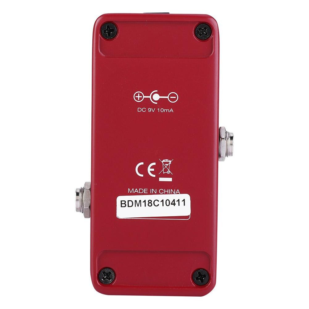 NUX Twinote British Dist Mini Distortion Effect LED light indicates Guitar Effect for Electric Guitar Accessories
