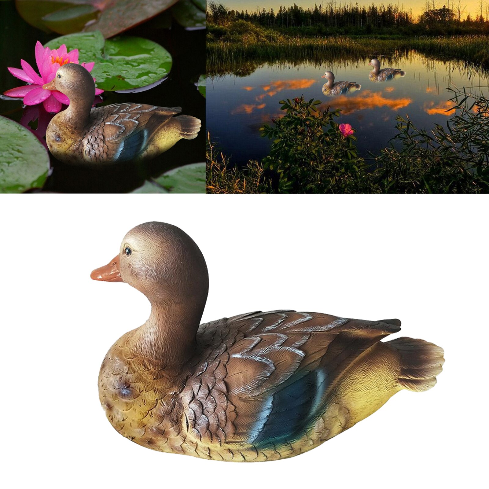 Resin Outdoor Garden Ornament Path Novelty Bird Statue Decoration Sculpture