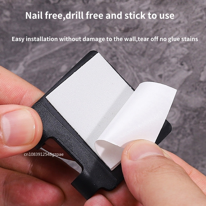 1/2/4PCS Klebstoff Rasierer Halter Wand Badezimmer Für Dusche Haken Rack Rasierer Halter Kunststoff Haken halter Rasiermesser Rack