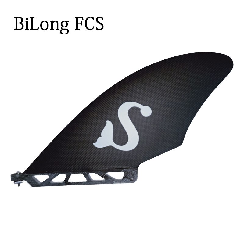 Bilong fcs 6.3 tum longboard fin- surf fenor-carbonfibersurfboard finpaddle boardwakeboard sup board center fin surfing