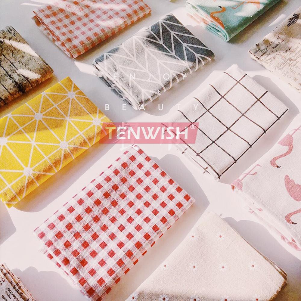 TENWISH 30*40cm Rurality Stil Serviette Delikatesse Lebensmittel Foto Requisiten Hintergrund Tuch für Hausgemachte Kochen
