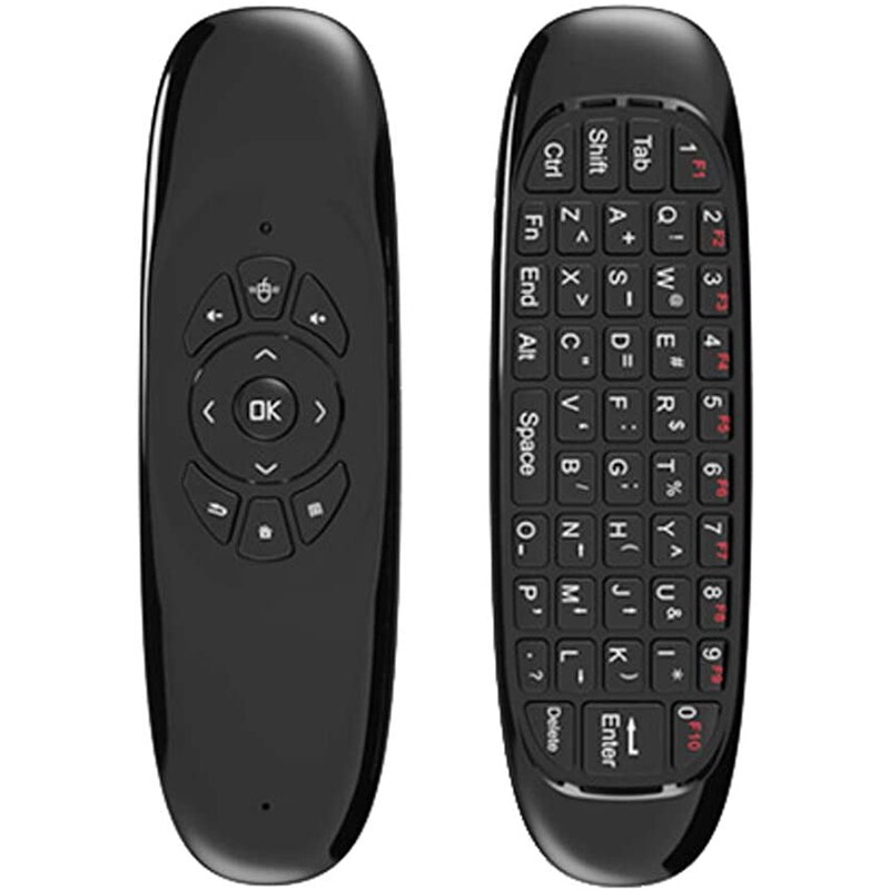 Air Mouse Met Mini Handheld Wireless Keyboard 2.4Ghz Air Afstandsbediening Qwerty Toetsenbord Met Gryroscope Voor Android Tv Box, sma