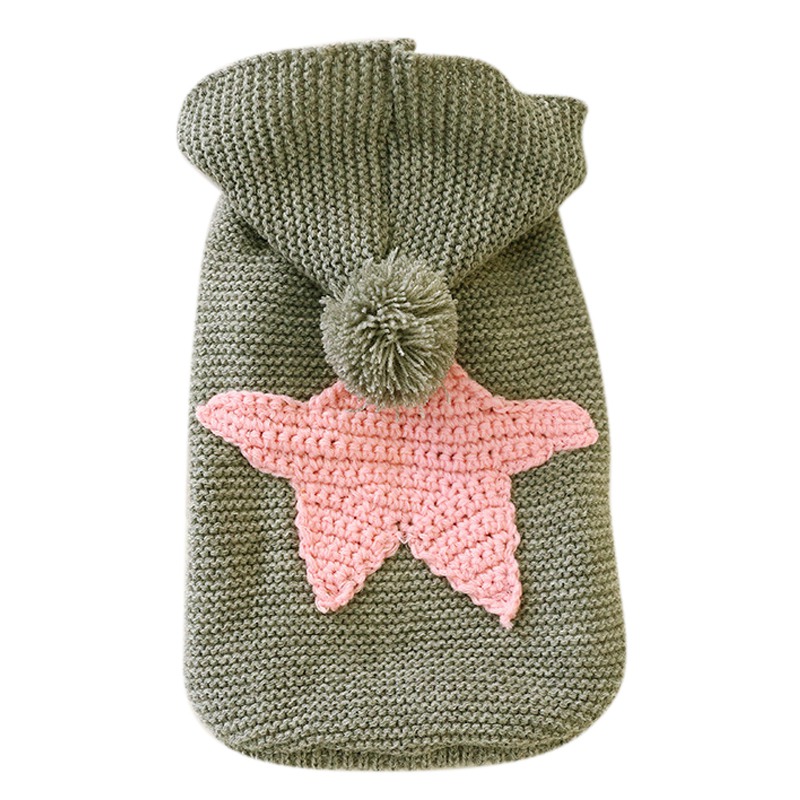 Honden wintertrui hondenjas kleding teddy hondentruien hoodies hondenkleding sport hoodie trui puppy huisdier kleding #h: Roze / Xl