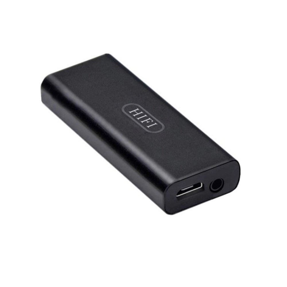 Portable 3.5mm For Phone Black Mini Headphone Amplifier Powerful Stereo Earphone Rechargeable Home HIFI Music Improver Audio