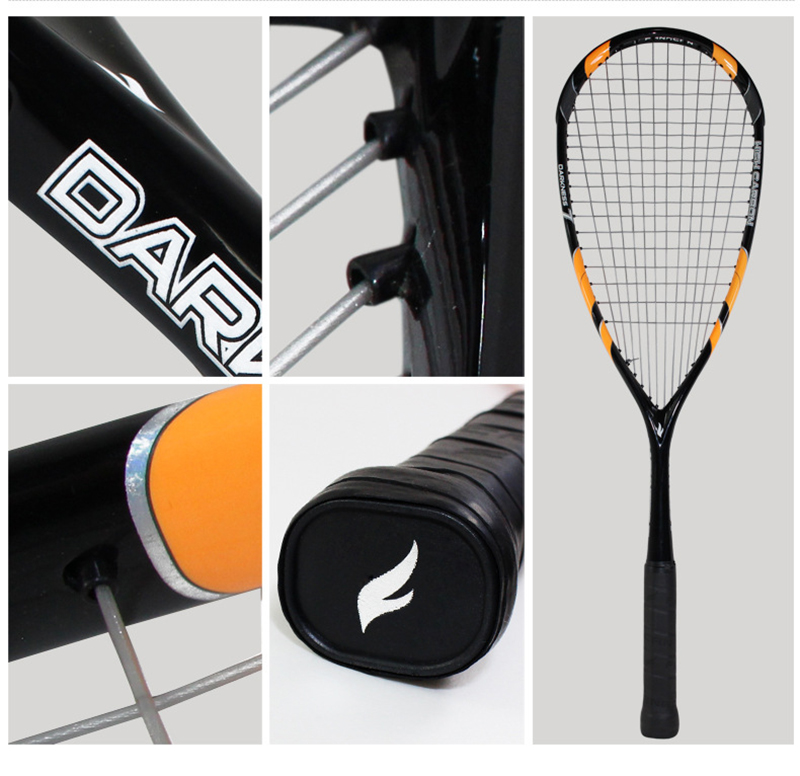 1 Stuk Professionele Squash Racket Full Carbon Fiber Voor Squash Sport Training Concurrentie Licht Gewicht Met Draagtas 2 Kleuren