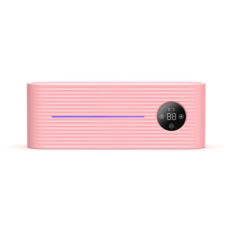 Xiaomi Youpin-Soporte esterilizador de cepillo de dientes ligero UV, inhibe bacterias, antibacterias, dispensador automático de pasta dental: Pink UV Box