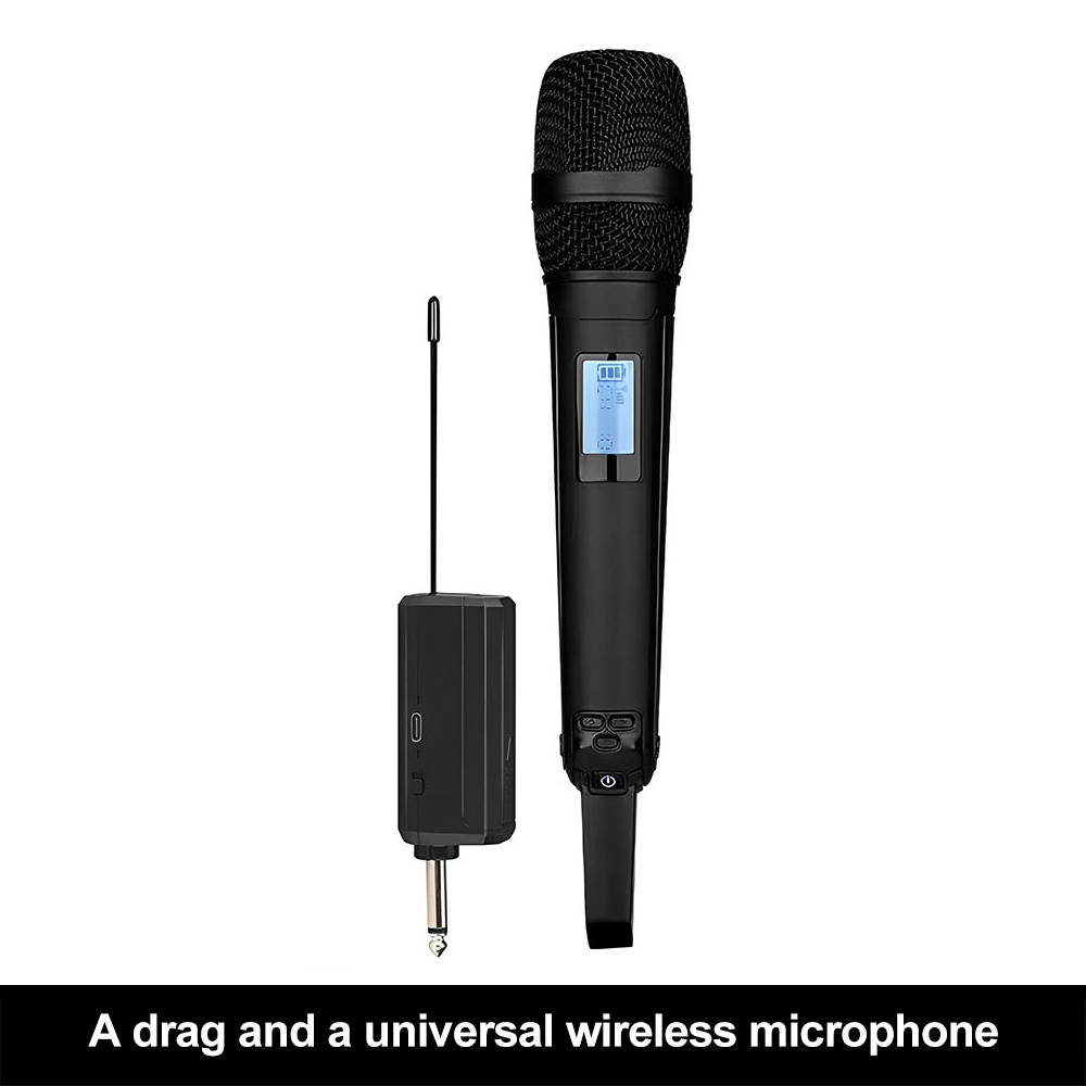 SKM9000 Wireless Microphone Universal One Drag Two Handheld Microphone Home Sound Card Stereo Outdoor Karaoke Stage